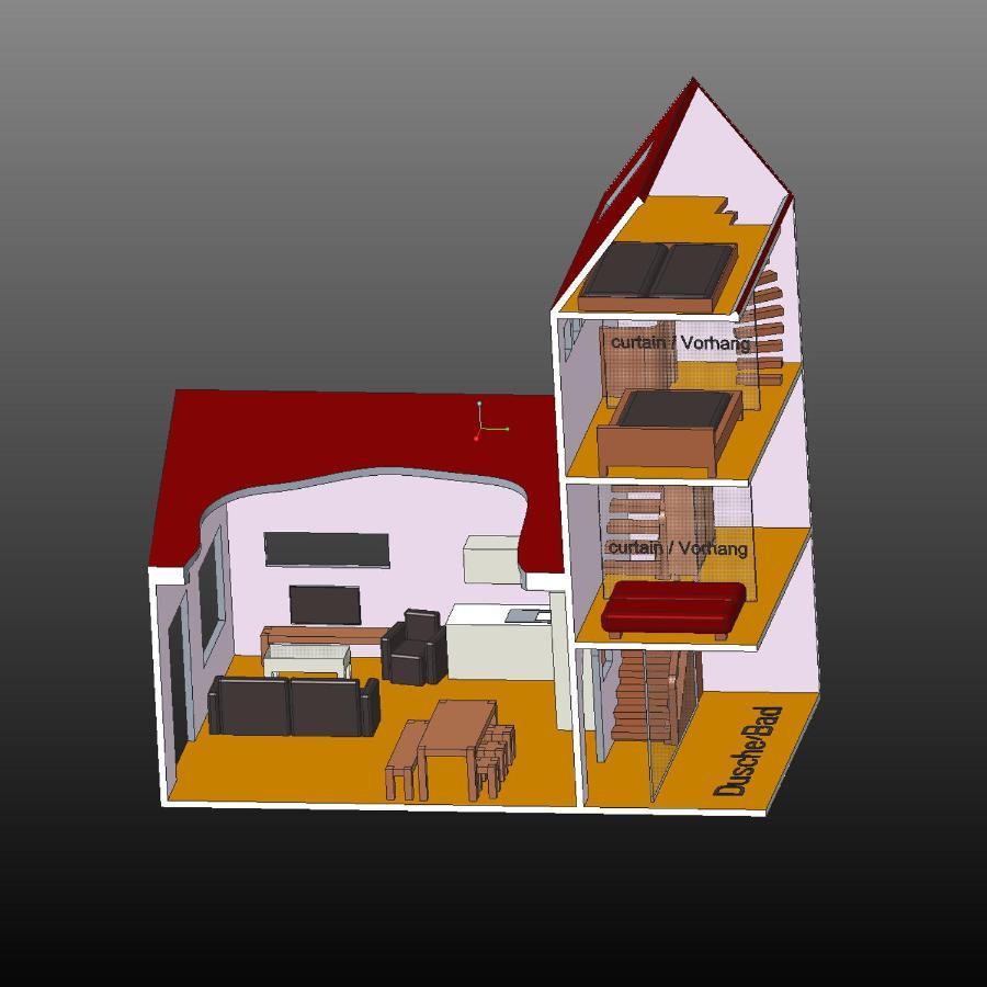 Ferienturm Villa Niederstetten Ngoại thất bức ảnh